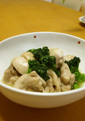 チキンとブロッコリーの炒め煮♪黒七味で♪-レシピのメイン写真