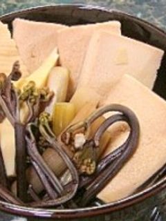 春のおばんざい★筍とフキの煮物-レシピのメイン写真