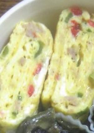 ツナピー卵焼き-レシピのメイン写真