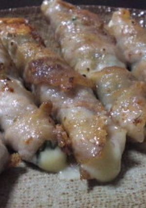 大葉とトロトロチーズのカリカリ豚肉巻☆-レシピのメイン写真