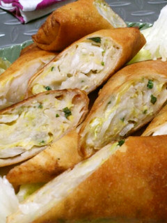 餃子の具リメイク 春巻き-レシピのメイン写真