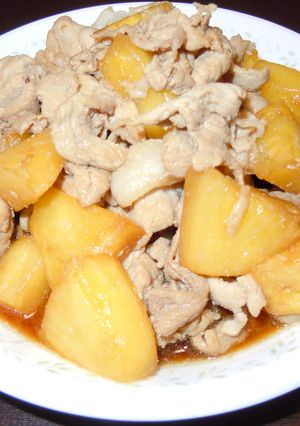 パインと豚肉の炒め物-レシピのメイン写真