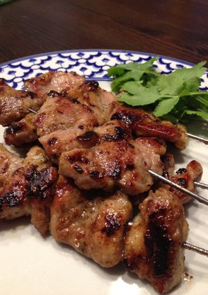 หมูปิ้ง（ムーピン）-レシピのメイン写真