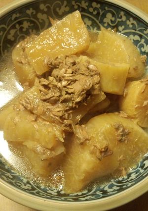 ツナ大根の煮物-レシピのメイン写真