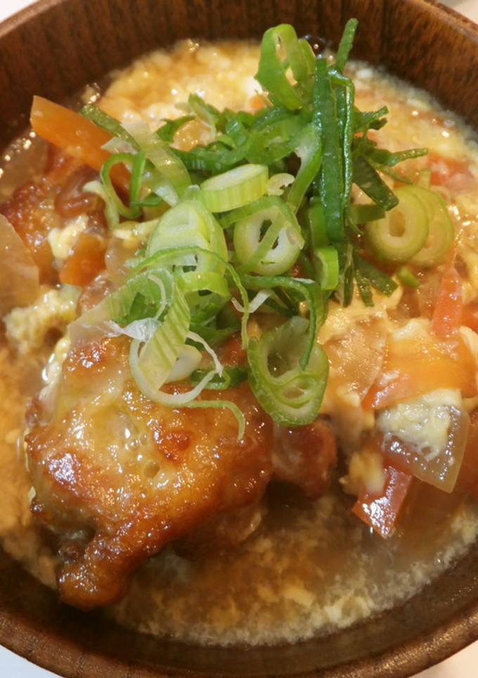 半熟卵とろとろ唐揚げ丼-レシピのメイン写真