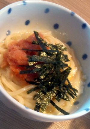 簡単時短！冷凍うどんで明太たまごうどん-レシピのメイン写真