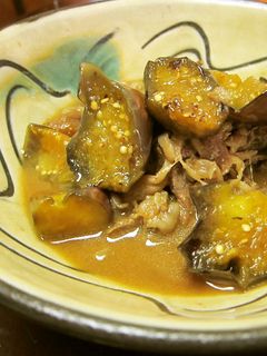 茄子と牛肉の味噌煮-レシピのメイン写真