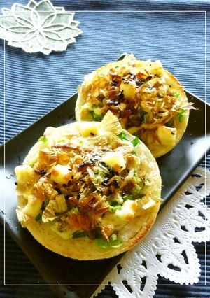 葱×塩麹のわさび胡麻風味トースト-レシピのメイン写真