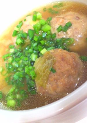 エスニック風肉団子のあっさり塩味スープ♪-レシピのメイン写真