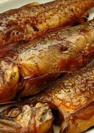 圧力鍋で丸ごと食べられる鮎の甘露煮-レシピのメイン写真