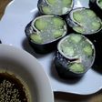 海藻麺の巻きサラダ