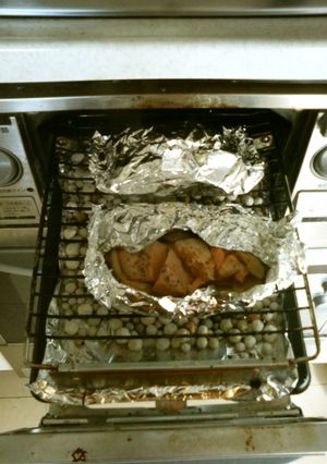 魚焼きグリルde 鮭のバターホイル焼き-レシピのメイン写真