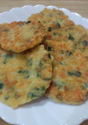 にらツナチヂミ-レシピのメイン写真