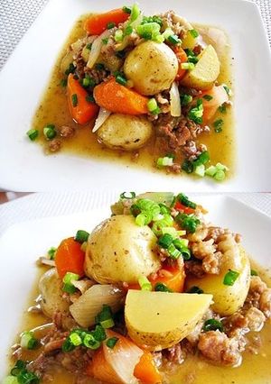 黒胡椒香る★味噌バター肉じゃが-レシピのメイン写真