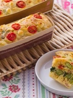 春野菜のケークサレ♡-レシピのメイン写真