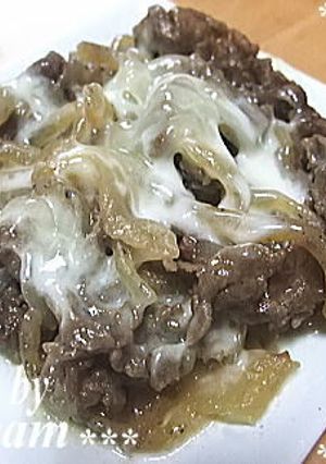 お弁当に☆簡単チーズ風味すき焼き-レシピのメイン写真