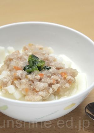 【離乳食 後期】栄養満点♡そぼろうどん-レシピのメイン写真
