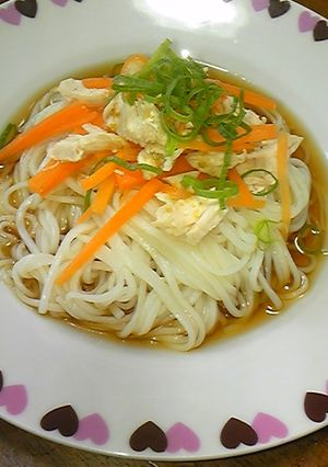簡単さっぱり★ひや麦（そうめん）-レシピのメイン写真