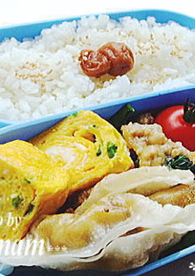 お弁当に☆ネギの卵焼き-レシピのメイン写真