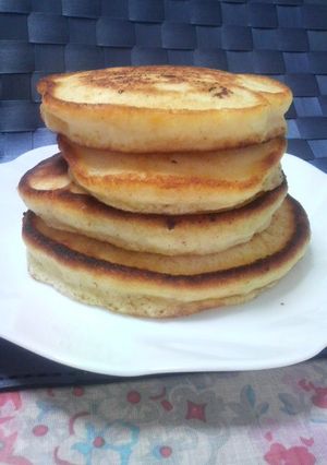 卵も牛乳も使わない!ホットケーキ-レシピのメイン写真
