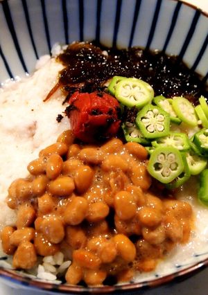 納豆おくら山芋もずくのネバネバ丼-レシピのメイン写真