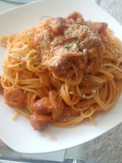 チーズたっぷりトマトソースパスタ-レシピのメイン写真