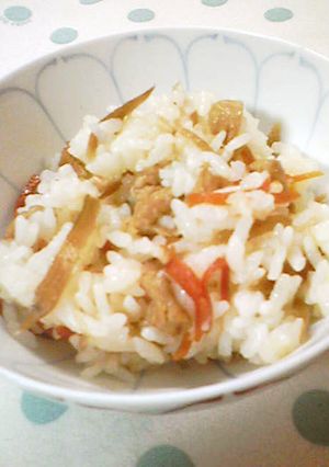 きんぴらごぼうが余ったら～きんぴらご飯♡-レシピのメイン写真