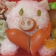 可愛く簡単ハートを抱いたブダちゃん