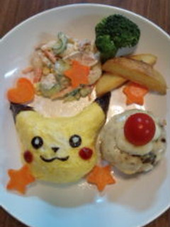5歳の誕生日プレート(ピカチュウ)-レシピのメイン写真