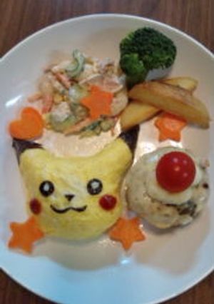 ５歳の誕生日プレート(ピカチュウ)-レシピのメイン写真