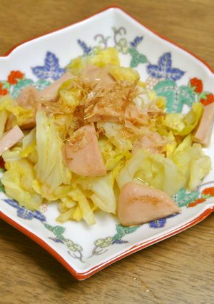 さっぱり★キャベツwith魚肉ソーセージ-レシピのメイン写真