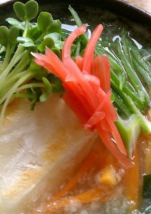 蕗入りみぞれ雑煮-レシピのメイン写真