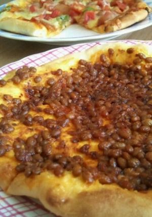 絶品！納豆と食べるラー油のピザ☆トースト-レシピのメイン写真