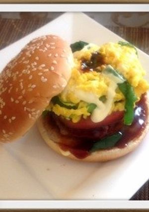 ♡余ったハンバーグで、簡単ハンバーガー♡-レシピのメイン写真
