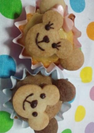 HMでｷｬﾗﾃﾞｺマフィン♪-レシピのメイン写真