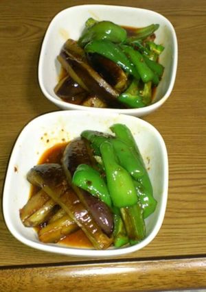 なすとピーマン-レシピのメイン写真