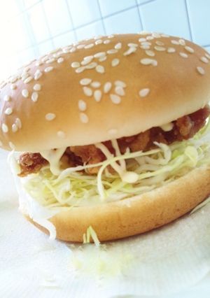 チキンタツタ風バーガー-レシピのメイン写真