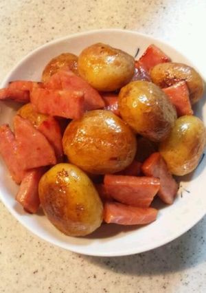 小粒新じゃががうまい！ハムじゃが-レシピのメイン写真