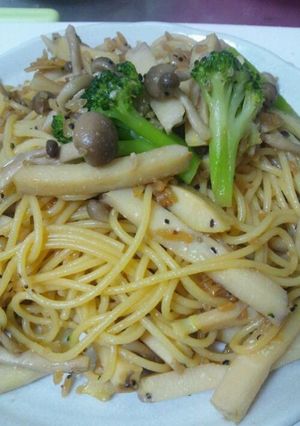 醤油麹♪たけのこ和風パスタ-レシピのメイン写真