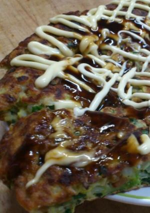 納豆DEお好み焼き-レシピのメイン写真