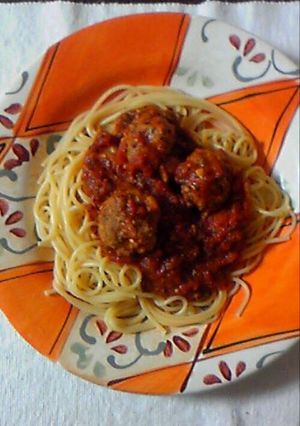 ミートボール and スパゲティ-レシピのメイン写真