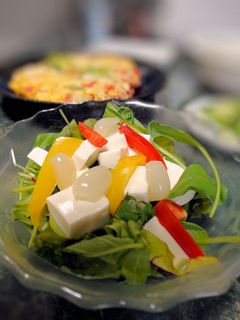 塩豆腐とらっきょうのサラダ-レシピのメイン写真