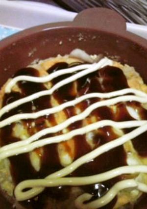 シリコンスチーマー　お好み焼き-レシピのメイン写真