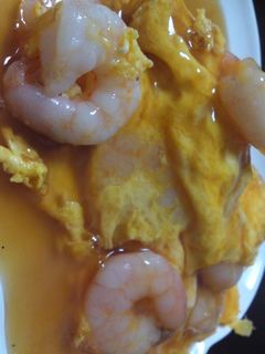 ぷりぷりエビの餡掛け卵とじ☆-レシピのメイン写真