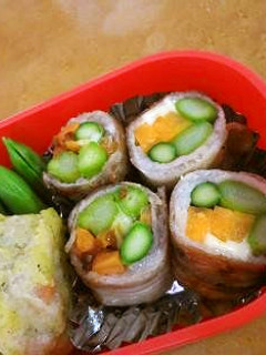 お弁当の定番♪豚肉のアスパラチーズ巻き★-レシピのメイン写真