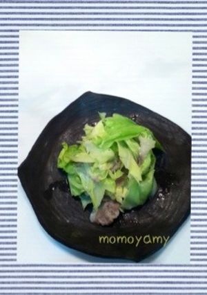 春キャベツと塩糀豚肉のレンジ蒸し-レシピのメイン写真