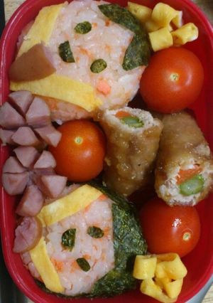 簡単！こどものお弁当＊お雛様-レシピのメイン写真
