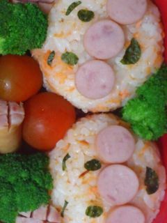 簡単!こどものお弁当*アンパンマン-レシピのメイン写真