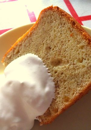 バナナのシフォンケーキ-レシピのメイン写真