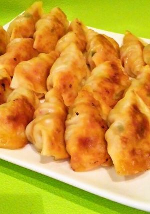 豚キムチでお手軽餃子-レシピのメイン写真